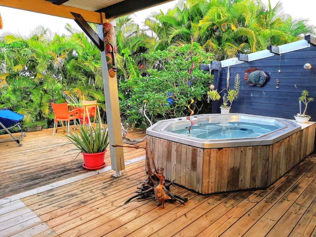 Bungalow La Perle - Jacuzzi - Piscine سانت فرانسوا المظهر الخارجي الصورة