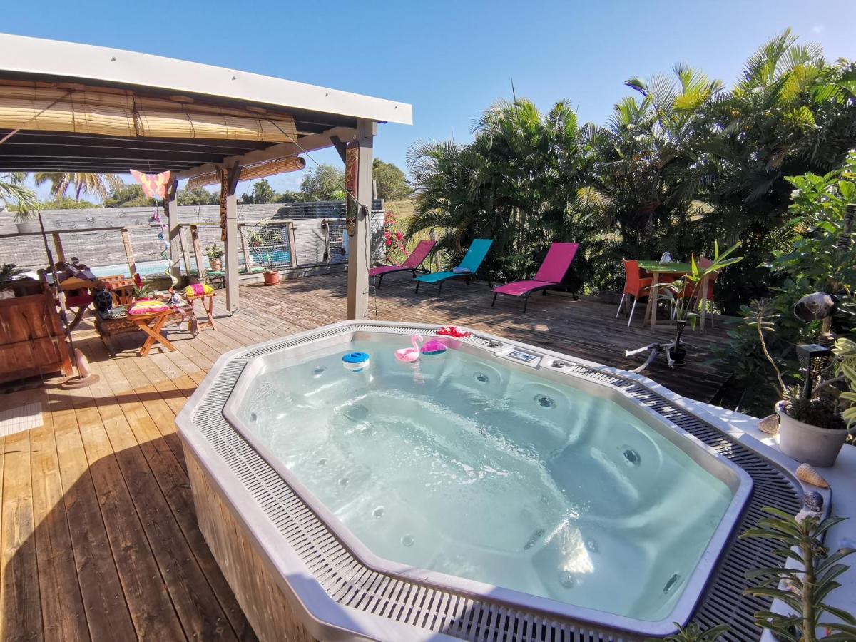 Bungalow La Perle - Jacuzzi - Piscine سانت فرانسوا المظهر الخارجي الصورة