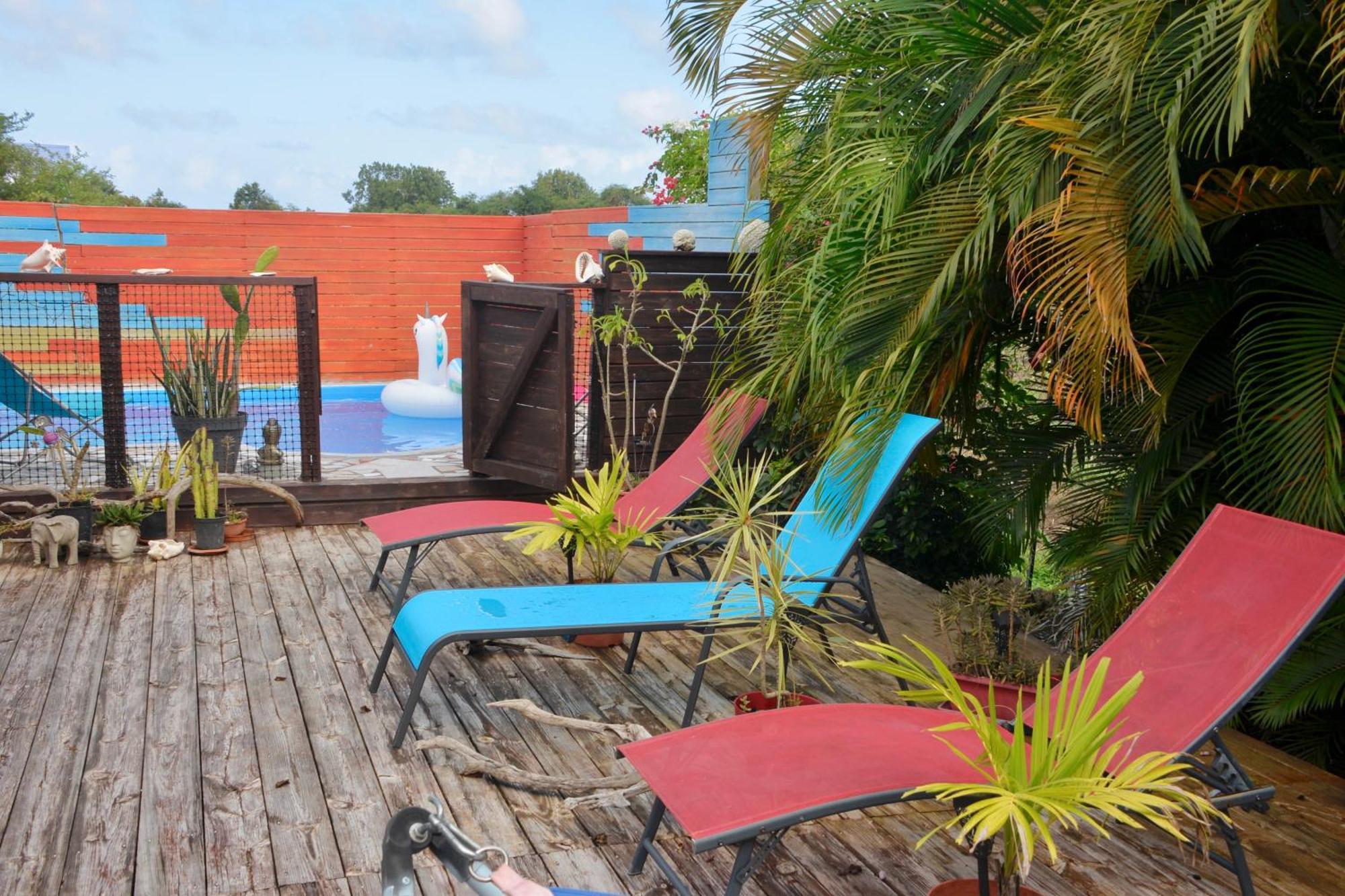 Bungalow La Perle - Jacuzzi - Piscine سانت فرانسوا المظهر الخارجي الصورة